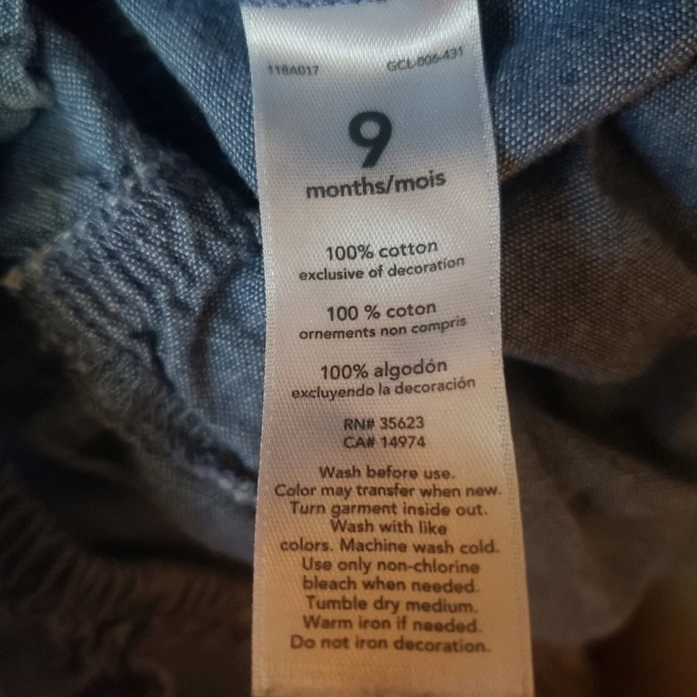Old Navy Infant Girl Summer Jumper Romper Chambrey